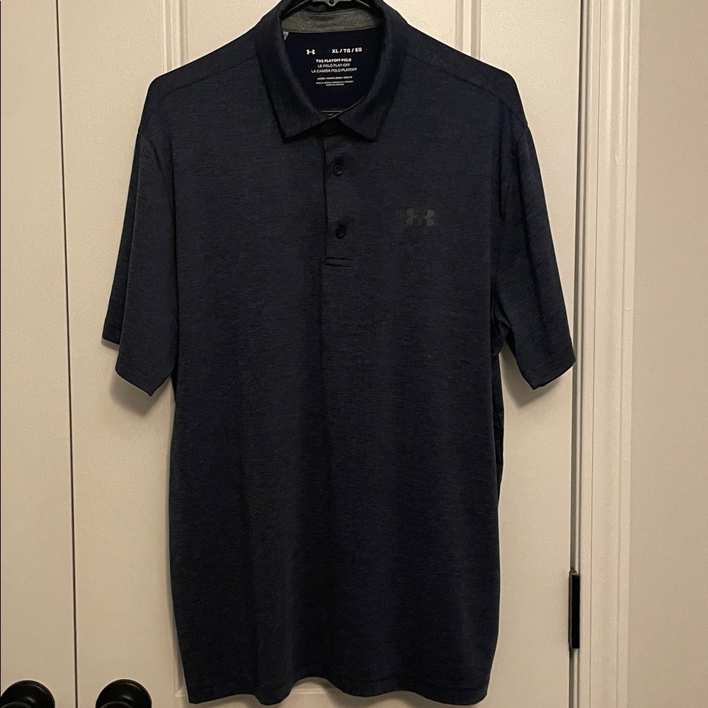 Under Armour Dark Blue Polo Shirt